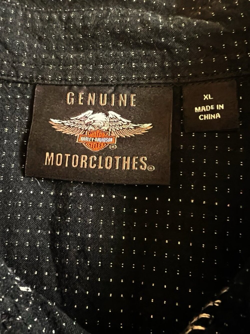 Two Harley Davidson XL Plaid Long Sleeve Button Up Shirts Genuine Motorclothes - Picture 8 of 16